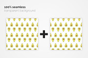 Avocado Seamless Patterns, a Pattern Graphic by 3Y_Design (Thumbnail 3 of 6)