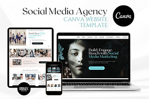 Social Media Agency Website Template