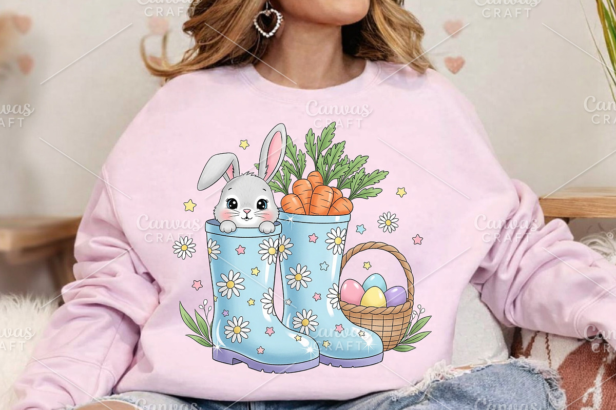 Easter Cowboy Boots PNG, an Illustration by Canvas Craft (Photo 5 of 6)