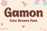 Gamon - Cute Groove Font, a Handwritten Font by Mytype Studio (Thumbnail 1 of 5)