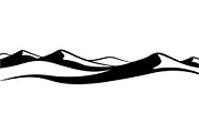 Mountain Range Silhouette, an Object Graphic by Designer_Momina (Thumbnail 20 of 20)