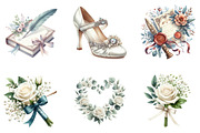 White Wedding, Wedding Timeline, a Seasonal Illustration by DreamArtGraphic (Thumbnail 4 of 4)