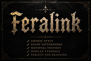 Feralink – Gothic Blackletter Font, a Blackletter Font by Wow Magic (Thumbnail 4 of 4)