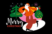 Merry Christmas cards, a Seasonal Illustration by lenlis (Thumbnail 1 of 6)