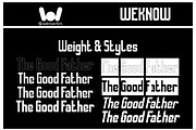 The Good Father font, a Sans Serif Font by weknow (Thumbnail 7 of 8)