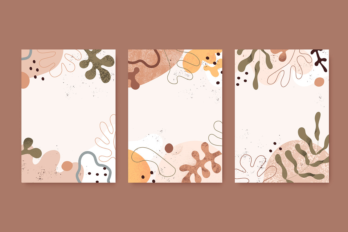 Abstract shapes cards, backgrounds, a Decorative Illustration by Good Studio (Photo 4 of 13)