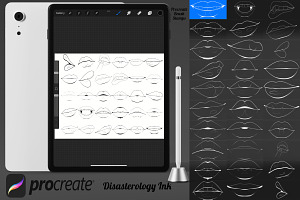 Lips Mouths Set 2 Procreate Brush