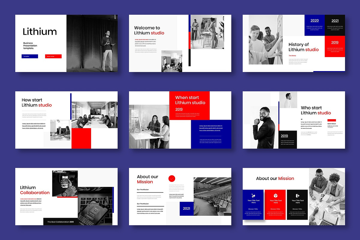 Lithium – Business Keynote Template, a Presentation Template by Dens Creative Studio (Photo 2 of 6)