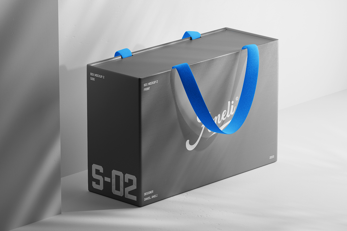 Box Mockup Set / 5 Scenes, a Packaging Mockup by Daniel's Visual (Photo 6 of 8)