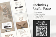 Beige Wedding Website Invitation, a Landing Page Template by Everyday Perfection (Thumbnail 4 of 13)