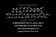 Jaguar Alison Stretch Sans, a Sans Serif Font by Cruzine (Thumbnail 5 of 8)