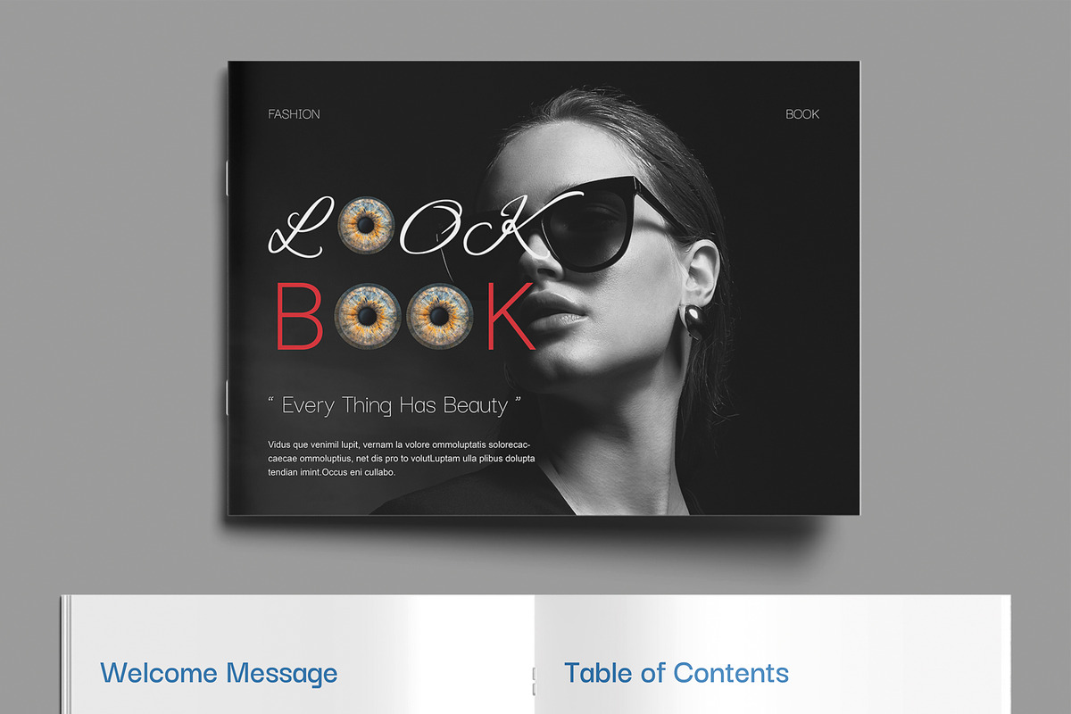Fashion Look Book Template preview 2