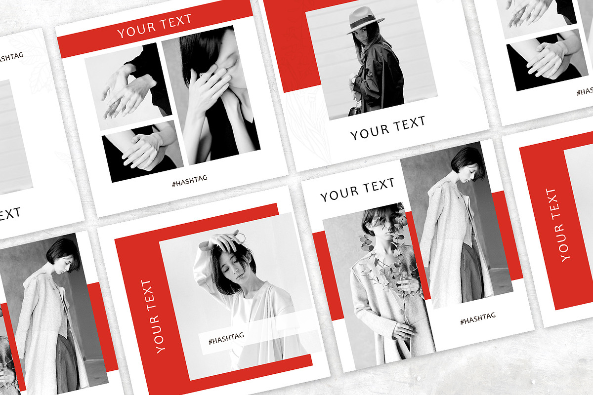 Insta pack adapted to phone. Feeling, a Social Media Template by Integrity_store (Photo 3 of 5)