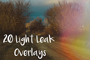 20 Light Leak Overlays, a Texture Graphic by cw_kennedy (Thumbnail 1 of 3)