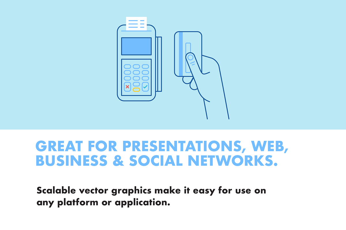 18 Point of Sale Icons, a Technology Illustration by Hello Mister Frank (Photo 5 of 5)