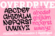 Overdrive, a Handwritten Font by BBtypeStudios (Thumbnail 8 of 8)