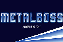 MetalBoss - Futuristic Modern Font