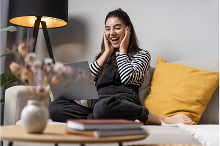 Positive emotions good news, a School & Education Photo by AD Stock Images