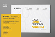 Brand Manual - REAL TEXT, a Brochure Template by Mastergfx (Thumbnail 1 of 16)