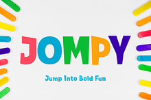 JOMPY – Playful Bold Display Font