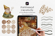 Procreate Brushes - Pattern Brushes, a Brush Add-On by Jenny Quince (Thumbnail 1 of 13)