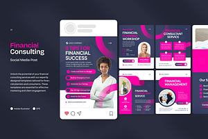 Financial Consulting, a Social Media Template by YossyOneStd