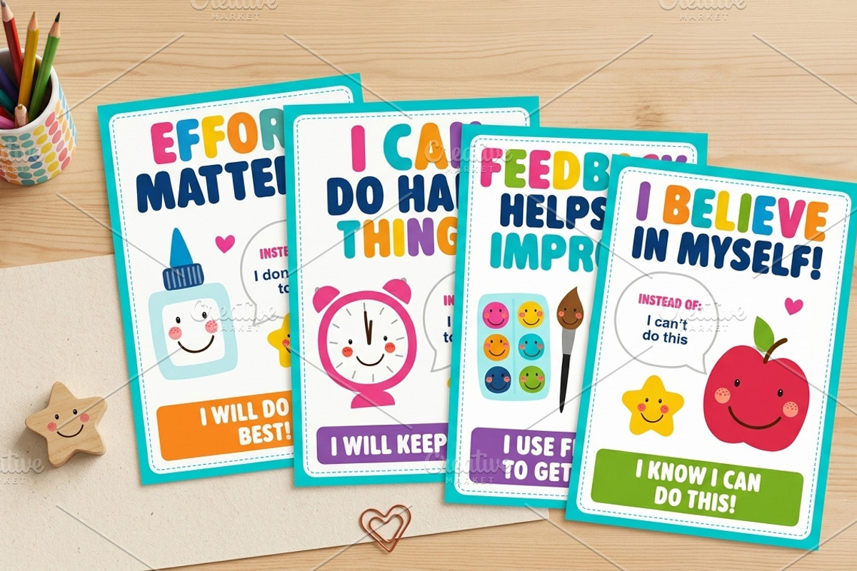 Cute Classroom Decor Bundle, an Education Illustration by C Design Studio (Photo 15 of 15)