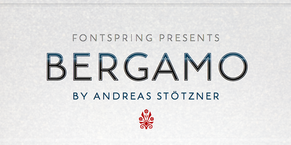BERGAMO, a Sans Serif Font by Andreas Stötzner (Photo 1 of 9)