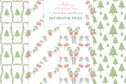 Mahjong Christmas Tree Clipart, a Decorative Illustration by LABFcreations (Thumbnail 2 of 4)