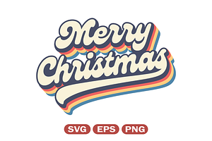 Retro Christmas Typography