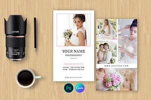 Photographer Business Card Template, a Business Card Template by Template Shop