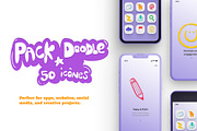 50 Icons Colorful Pop UI Kit, an Icon by LorellaC (Thumbnail 4 of 6)