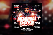 Memorial Day Flyer Template, a Flyer Template by RTXdesinger99 (Thumbnail 3 of 3)