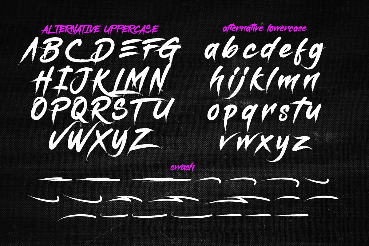 Gisbon - Brush Typeface, a Blackletter Font by madeDeduk (Photo 12 of 13)