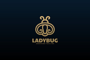 Ladybug Line Art Logo, a Branding & Logo Template by Artnivora.Std