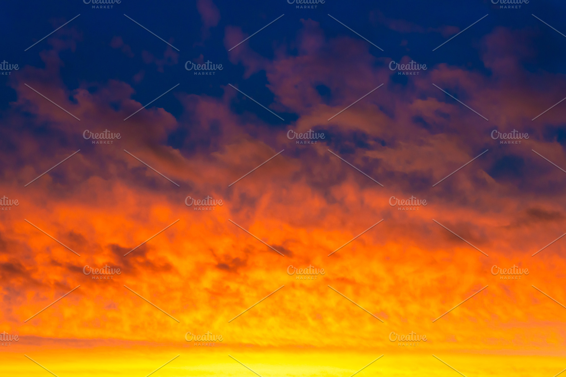 Sunset sky, dramatic clouds on colorful sky, a Nature Photo by Vapi