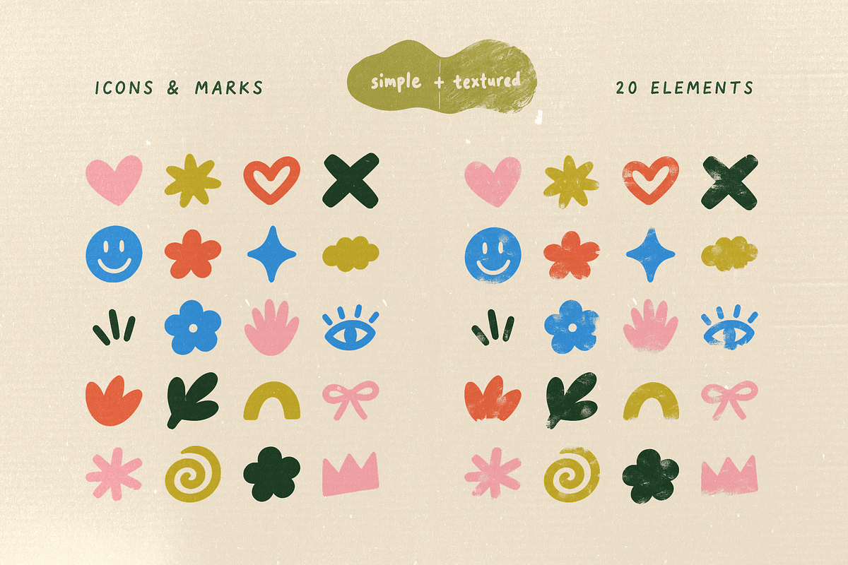 80 Playful & Dopamine Organic Shapes, an Object Graphic by SHOOM HOUSE (Photo 10 of 13)