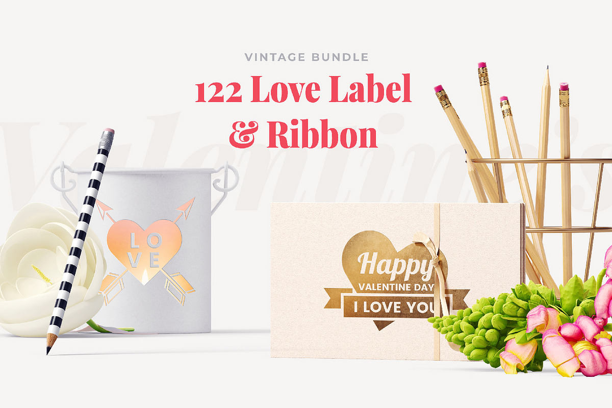 122 LOVE LABEL & RIBBON, a Branding & Logo Template by Toonsteb (Photo 7 of 15)