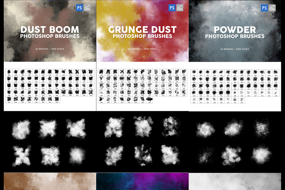 5600 Photoshop Brushes Bundle, a Brush Add-On by ArtistMef (Photo 41 of 48)
