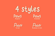 Kitten Paws - Playful Font Duo, a Script Font by Wellscript Studio (Thumbnail 3 of 11)