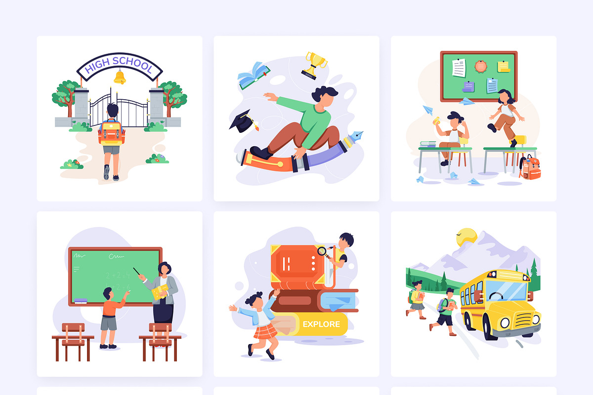 Back to School Illustrations, an Emoji Icon by Vectors Market (Photo 6 of 6)