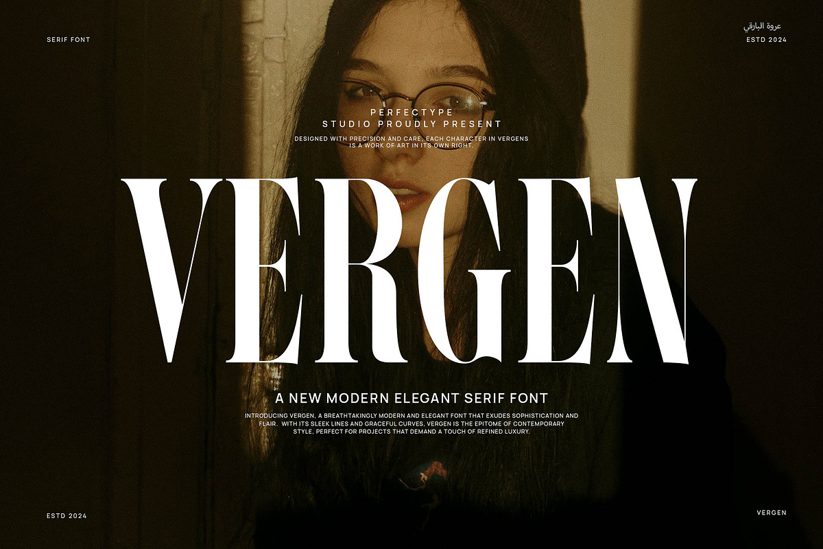 Vergen Vintage Serif Font, a Serif Font by Perfectype (Photo 1 of 8)