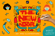 The new normal illustrations pack, an Illustration by Gabba Delgado (Thumbnail 1 of 5)