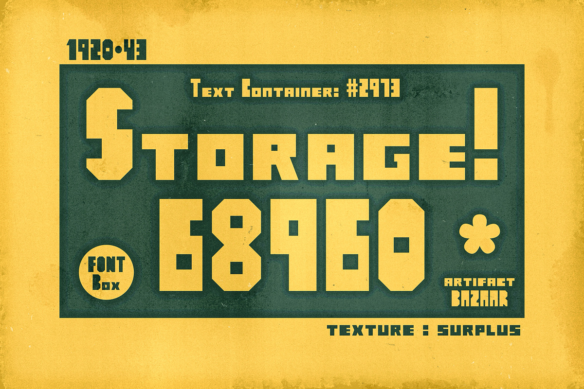 Storage | Utility Type, a Sans Serif Font by Artifact Bazaar (Photo 1 of 7)