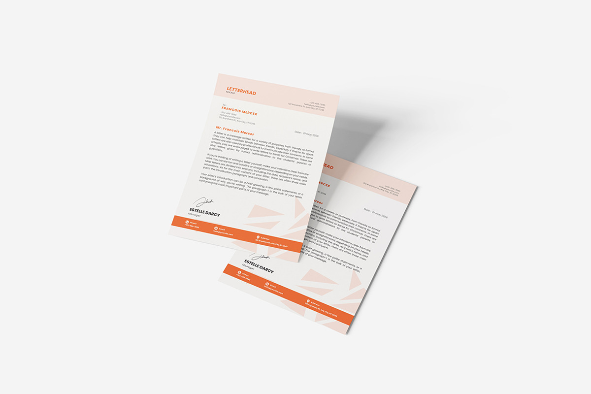 Letterhead Mockup, a Product Mockup by MrLetters (Photo 4 of 5)