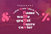 Maria Stencil Black, a Serif Font by Pedroglifos (Thumbnail 4 of 6)