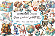 Fun School Activities Clipart, an Illustration by designcity5 (Thumbnail 1 of 5)