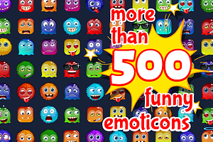 Cartoon funny stickers