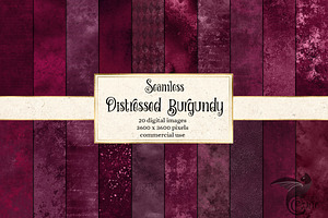 Seamless Distressed Burgundy Texture