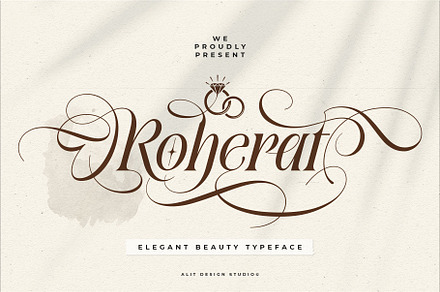 Roherat Typeface, a Serif Font by alit design